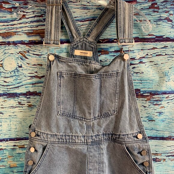 Twik Denim Shortalls - Picture 3 of 4